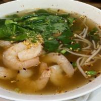 Thai Noodle Soup · Rice noodles and vegetables in a savory broth.