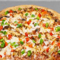 Bbq Chicken Bonanza · Sarpino's traditional pan pizza baked to perfection on a layer of tangy bbq and homemade piz...