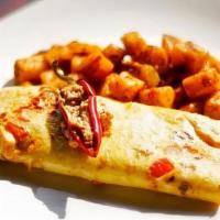 Spicy Feta Omelette · 