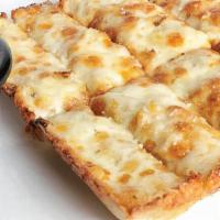 Cheese Bread · Buddy's Original Detroit-Style crust topped with Wisconsin Brick, fontinella, mozzarella and...