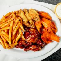 Chicken Wings · Most popular. 12 pieces served with ranch.