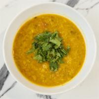 Daal Chawal · Red Lentil cooked with spices. Served with Basmati rice.

Vegan 
 GF