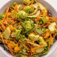 Zen Bowl · Avocado, Shiitake Mushroom, Sweet Potato, Cucumber, Carrot, Daikon Radish, Classic Sauce, Ci...