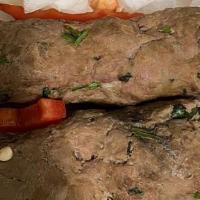 #60. Sheek Kabab (Beef) · Minced beef marinated w/ mild spices, BBQ'd in tandoor oven.