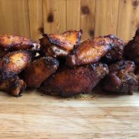 Wings (6) · 6 traditional-style, smoked chicken wings flash fried to order, then dusted in our signature...
