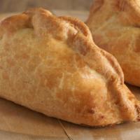 Cheese, Potato & Onion Pasty · A HEARTY house made vegetarian pasty filled with potatoes, onion & Irish sharp cheddar. SIDE...