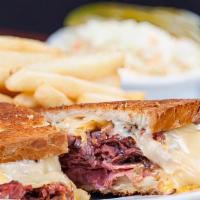 Not Yo Momma'S Pastrami · Sautéed onions and garlic, pastrami, boss sauce, and muenster on a cellone's hoagie bun with...
