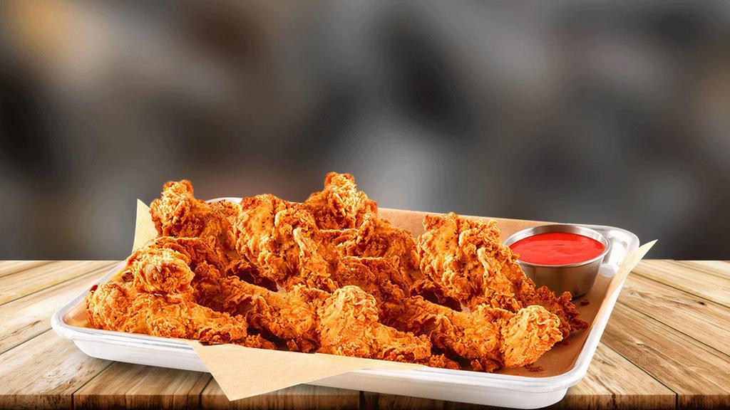 Chicken Tenders Only · Seasoned to perfection with over 4 sauce and dipping sauce options.