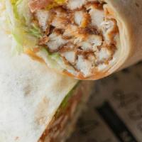 Crispy Chicken  · Chicken Tender, Lettuce, Tomatoes, Pickles, Cheese, Mayo
