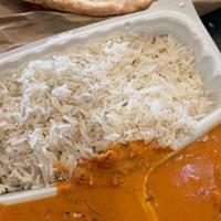 Lunch Box · Choice of any two curries. Served with rice and naan.