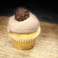 Nutella Cupcake · Vanilla Cupcakes, Filled with Nutella buttercream 
Topped with Nutella buttercream and nutel...