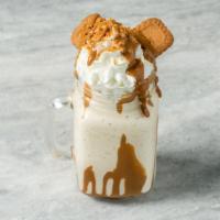 Biscoff Milkshake · ( please take in consideration that all milkshakes are topped with whipped cream and may arr...