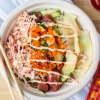 Classic - Delivery Price · Tuna, spring onion, cucumber, wasabi, freestyle shoyu, pickled - ginger, crab mix, masago, s...