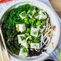 Love Yo-Self - Delivery Price · Vegan-friendly. Organic tofu, edamame, spring onion, cilantro, freestyle shoyu, sprouts, sea...