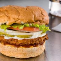 Salad Boy · A delicious veggie burger with two special sauces! Served on a toasted bun with lettuce, tom...