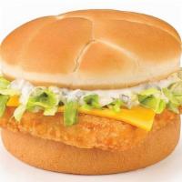 Fish Sandwich · Hometown favorite served with American cheese, lettuce, pickles, and tartar sauce