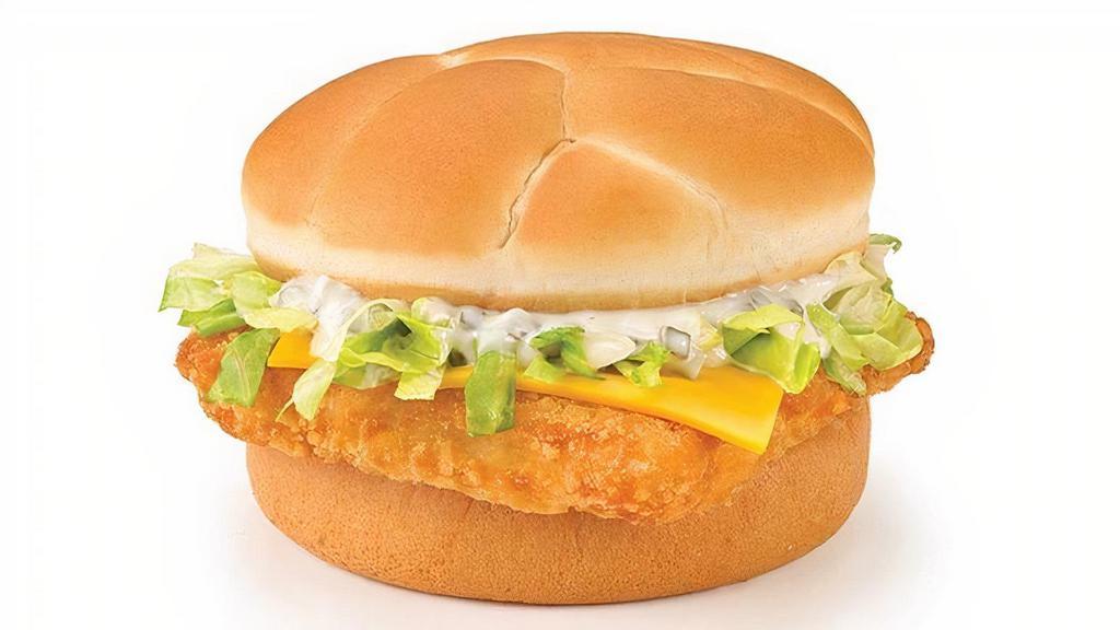Fish Sandwich · Hometown favorite served with American cheese, lettuce, pickles, and tartar sauce