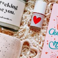 I Love You Gift Box · I LOVE YOU Gift Box Includes: I F*cking Love You Candle, Pink Mug With Heart Handle, Red Nai...