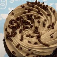 Chocolate Stuffed · Rich devil's food cake stuffed and topped with homemade chocolate buttercream, then finished...