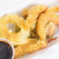 Shrimp Tempura · Lightly battered shrimp served with house tempura sauce.