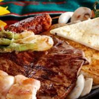Margaritas Skillet · Generous portions of skirt steak and tender chicken breast served over a sizzling skillet. A...