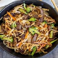 Lo Mein (Single Protein) · Stir-fried lo mein noodles with carrot, cabbage, and broccoli.

Chicken, Beef, Pork, Tofu, S...