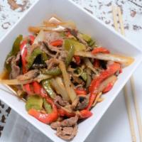Phad King (Single Protein) · Fresh ginger, bell pepper, onion, and mushroom in oyster brown sauce.

Chicken, Beef, Pork, ...