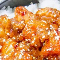 General Tso'S Chicken · Fried chicken cooked in hot and spicy sauce.