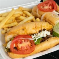 Super Philly Steak Sandwich  · Included fries