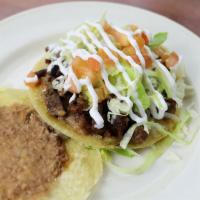 Gorditas Mexican Style  · Mexican style (cilantro, onions, and beans) with your choice of meat.