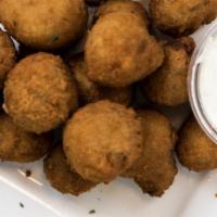 Breaded Mushrooms · 3/4 lb. with ranch dipping sauce.