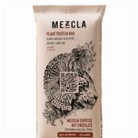 Mexican Chipotle Hot Chocolate · Mezcla-Plant Protein Bar
Vegan, Non-GMO, Gluten-Free