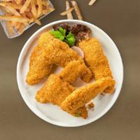 Classic Tenders · Chicken tenders breaded and fried until golden brown.