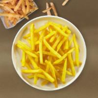 Just Fries · (Vegetarian) Idaho potato fries cooked until golden brown and garnished with salt.