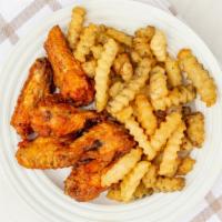 Hot Wings And Fries · 6 wings and fries