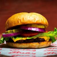 Single Burger · Bub's single burger is fresh, never frozen, 100% ground chuck, hand-pattied burger that is p...