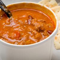 Cup Of Chili · Nine oz. of bub’s famous, hearty beef, red bean chili. Before adding to your cart, scroll do...