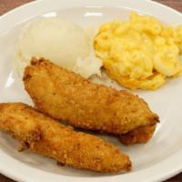 Kid'S Chicken Tender Meal (2 07529 00000 ) · Includes choice of two sides and treat.