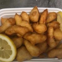 Lemon Chicken · Served with white rice.