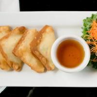 Crab Rangoon · Cream cheese with crab meat. Served with sweet and sour sauce.