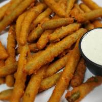 Fried Green Beans · Lightly battered and deep fried, served with wasabi ranch.