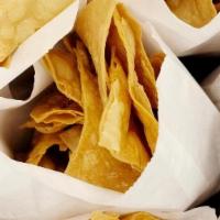 Bag Of Tortilla Chips · Made from Fresh Corn Tortillas (Vegan)