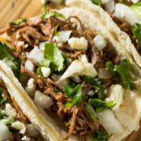 Barbacoa Taco (Pulled Beef) · Vietnamese style seasoned Beef slow-cooked for hours to delivery smoky juicy pulled beef ser...