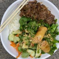 Carnitas Bowl (Pull Pork) · Vietnamese style seasoned Pork slow-cooked for hours to delivery smoky juicy pulled Pork ser...