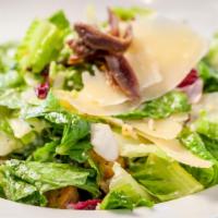 Classic Caesar Salad · Romaine lettuce + radicchio + Parmigiana Reggiano + anchovy + ciabatta croutons + Chef-made ...