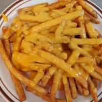 Papas Fritas Con Queso · French Fries with Cheese