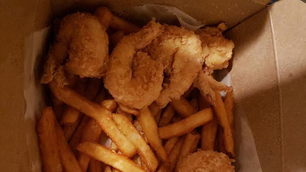 Fried Shrimp · Consuming raw or undercooked meats poultry seafood shellfish or eggs may increase your risk of foodborne illness especially if you have certain medical conditions. comes with cajun fries.