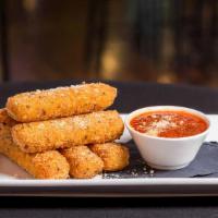 Homemade Cheese Sticks · Hand-cut, breaded and served with a side of marinara sauce.