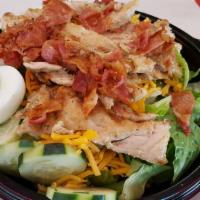 Chicken Breast Salad · Same as a garden salad with bacon bits & grilled chicken.