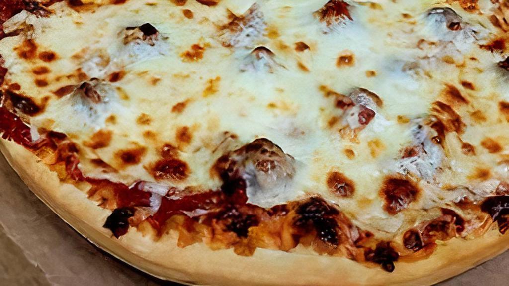 Pan Meat Lover Pizza · Pepperoni, sausage, Canadian bacon and bacon.